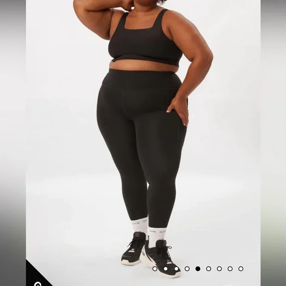 Girlfriend Collective - Black Compressive High-Rise Legging - Picture 8 of 9